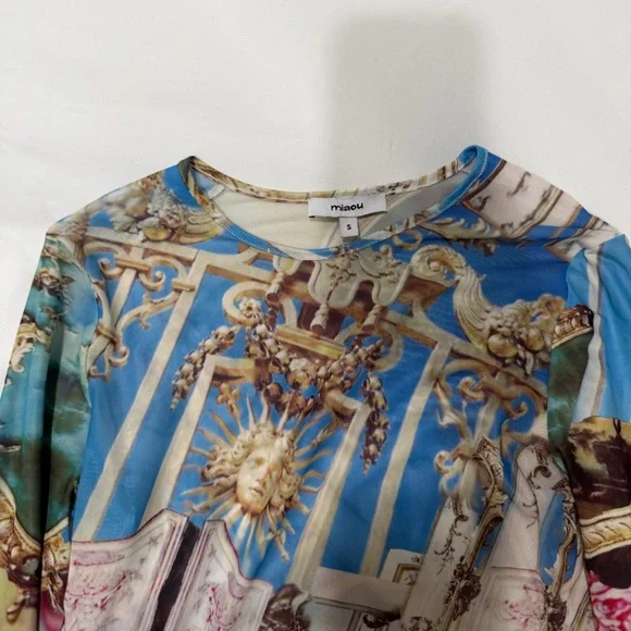 Miaou long sleeve shirt, roman style - Picture 2 of 4